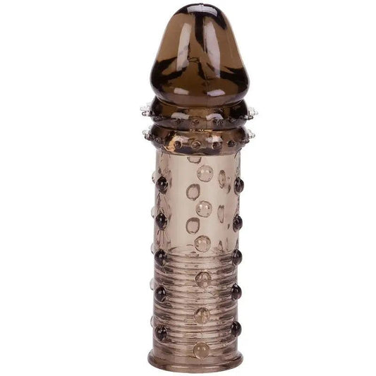 CALEXOTICS - EXTENSION DE SILICONA PARA EL PENE NEGRO - Optelum