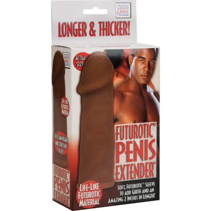 CALEXOTICS - FUTUROTIC FUNDA EXTENSION PENE MARRON - Optelum
