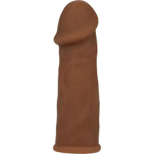 CALEXOTICS - FUTUROTIC FUNDA EXTENSION PENE MARRON - Optelum