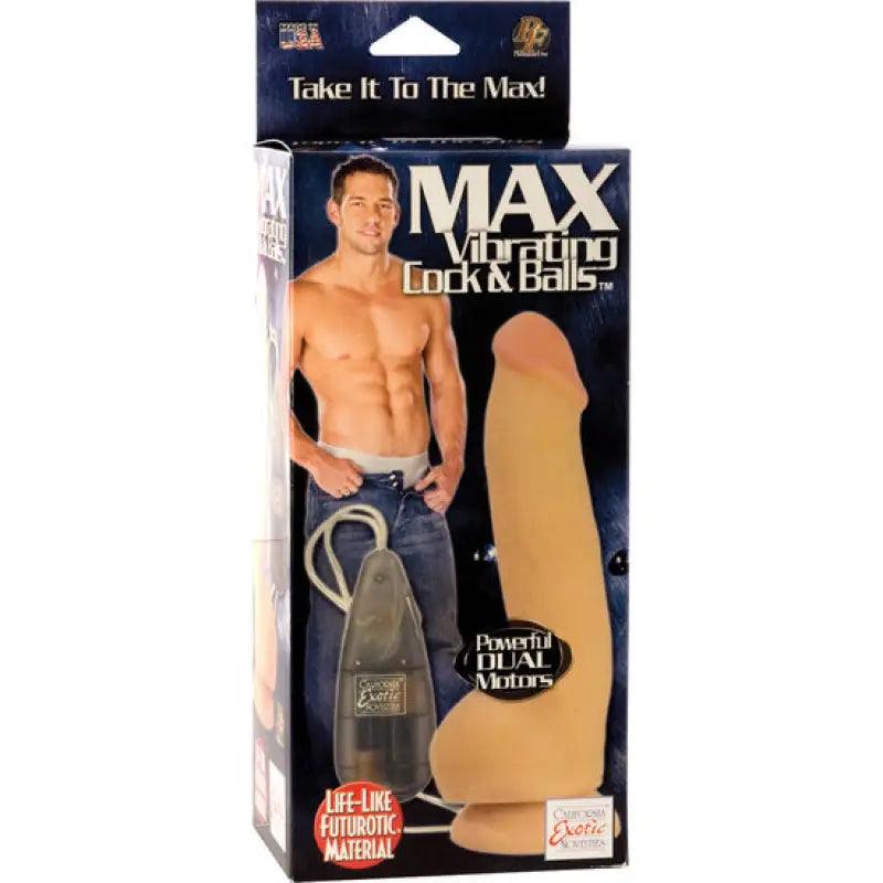 CALEXOTICS - MAX PENE REALISTICO CON DOBLE VIBRADOR - Optelum