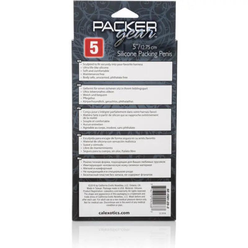 CALEXOTICS - PACKING PENIS PENE DE SILICONA 12.75CM CARAMELO - Optelum