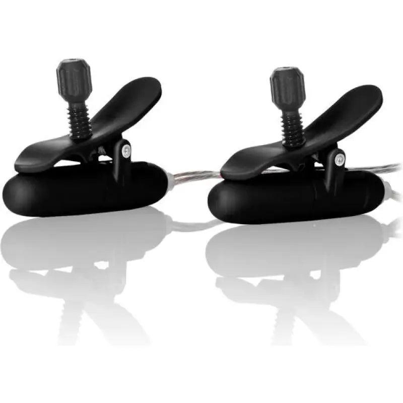CALEXOTICS - PINZAS CON VIBRACIÓN NEGRO - Optelum
