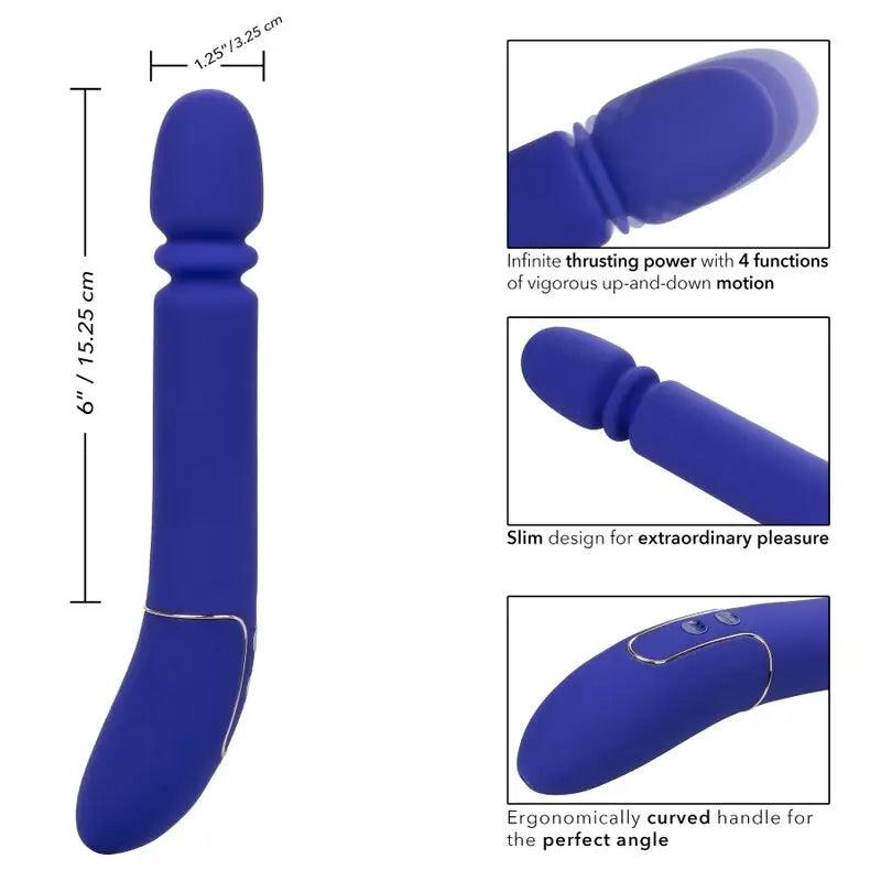 CALEXOTICS - SHAMELESS SLIM THUMPER MASAJEADOR AZUL - Optelum