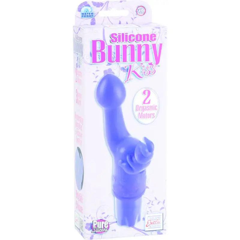 CALEXOTICS - SILICONE CONEJITO VIBRADOR KISS LILA - Optelum