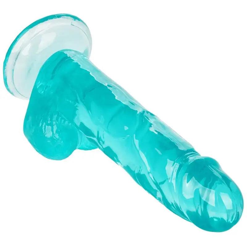 CALEXOTICS - SIZE QUEEN DILDO AZUL 15.3 CM - Optelum