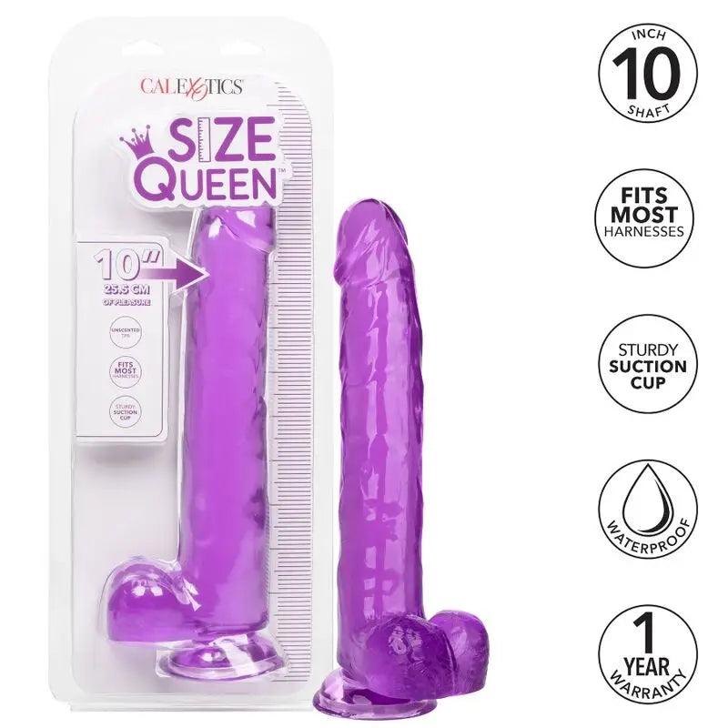 CALEXOTICS - SIZE QUEEN DILDO LILA 25.5 CM - Optelum