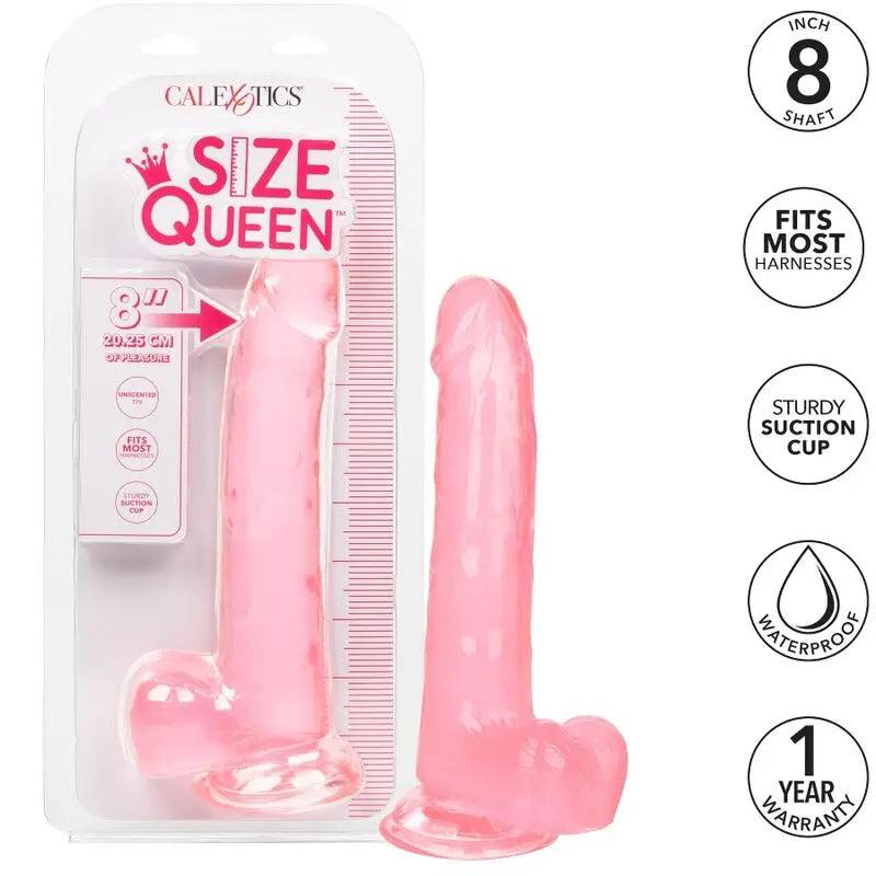 CALEXOTICS - SIZE QUEEN DILDO ROSA 20.3 CM - Optelum