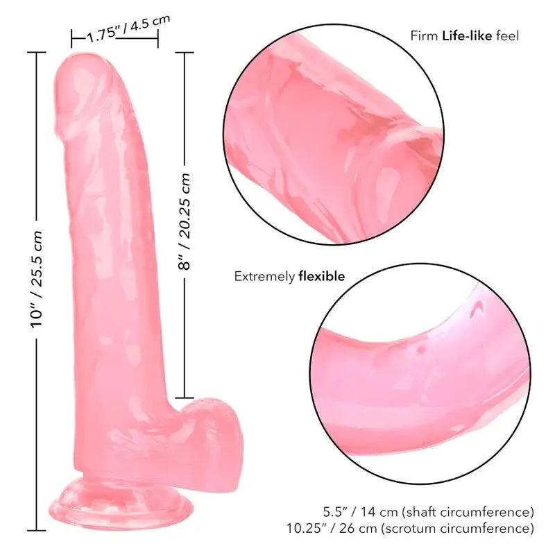 CALEXOTICS - SIZE QUEEN DILDO ROSA 20.3 CM - Optelum