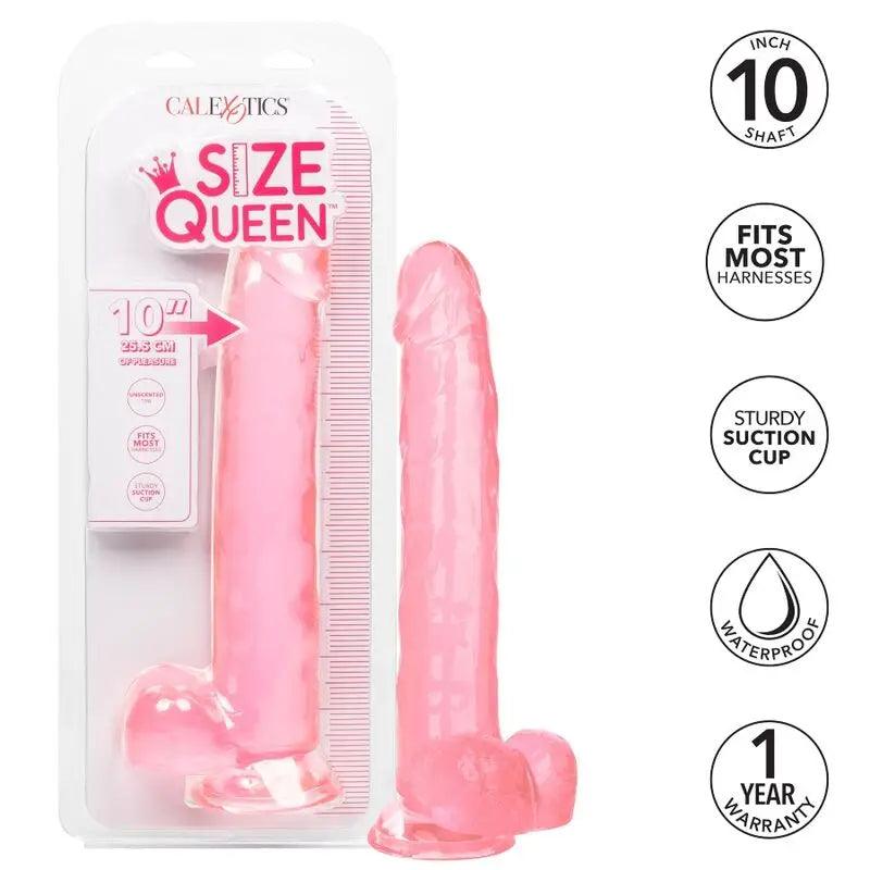 CALEXOTICS - SIZE QUEEN DILDO ROSA 25.5 CM - Optelum