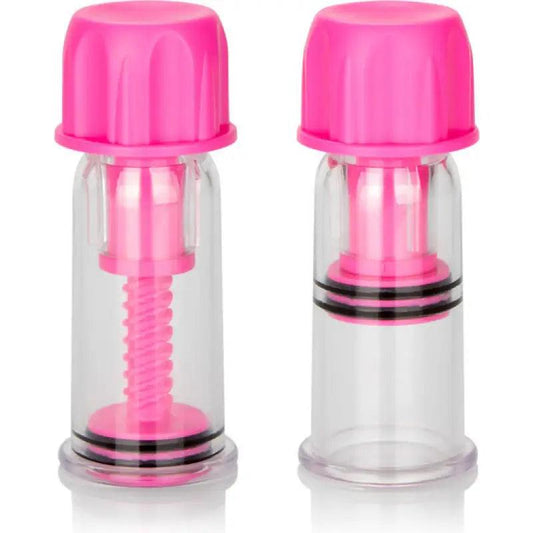 CALEXOTICS - VACCUM TWIST SUCCIONADORES PEZONES ROSA - Optelum