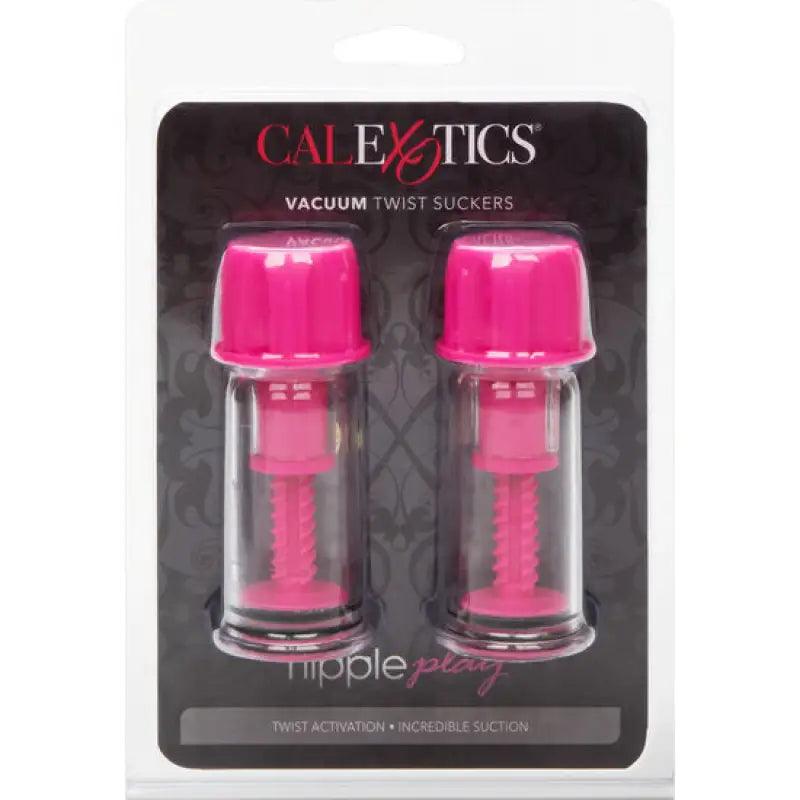 CALEXOTICS - VACCUM TWIST SUCCIONADORES PEZONES ROSA - Optelum