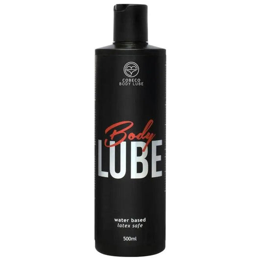 COBECO - BODYLUBE BODY LUBE LUBRICANTE BASE AGUA LATEX SAFE 500 ML - Optelum