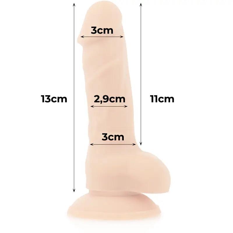COCK MILLER - ARNES + DILDO SILICONA DENSITY COCKSIL ARTICULABLE 13 CM - Optelum