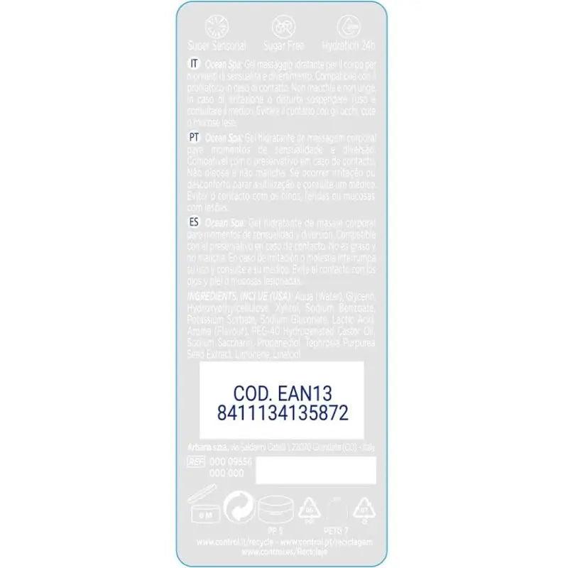 CONTROL - 2 EN 1 MASSAGE & PLEASURE MEDITERRANEAN SEA 200 ML - Optelum