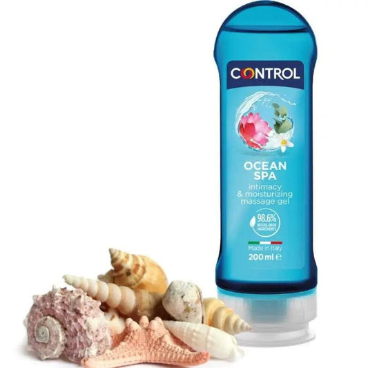CONTROL - 2 EN 1 MASSAGE & PLEASURE MEDITERRANEAN SEA 200 ML - Optelum