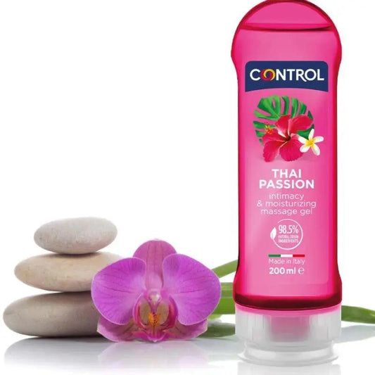 CONTROL - 2 EN 1 MASSAGE & PLEASURE THAI PASSION 200 ML - Optelum