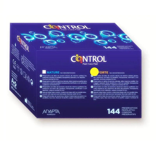 CONTROL - ADAPTA FORTE CAJA PRESERVATIVOS 144 UNIDADES - Optelum