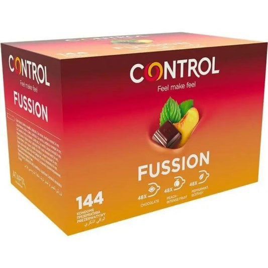 CONTROL - ADAPTA FUSSION PRESERVATIVOS 144 UNIDADES - Optelum