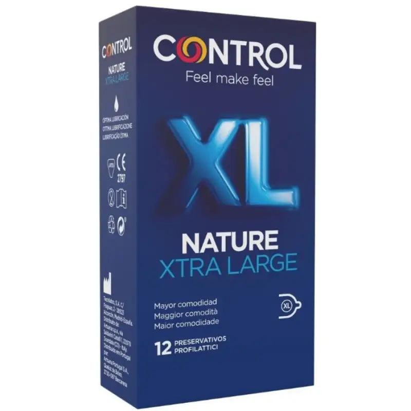 CONTROL - ADAPTA NATURE XL PRESERVATIVOS 12 UNIDADES - Optelum