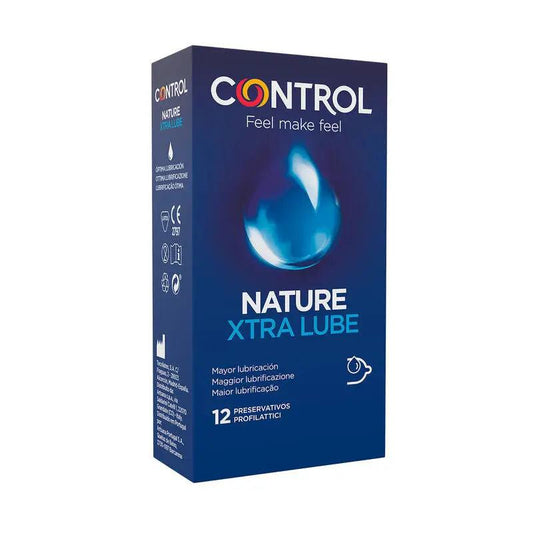 CONTROL - EXTRA LUBE PRESERVATIVOS 12 UNIDADES - Optelum