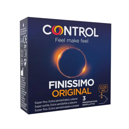 CONTROL - FINISSIMO PRESERVATIVOS 3 UNIDADES - Optelum
