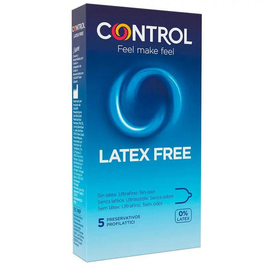 CONTROL - FREE SIN LATEX PRESERVATIVOS 5 UNIDADES - Optelum