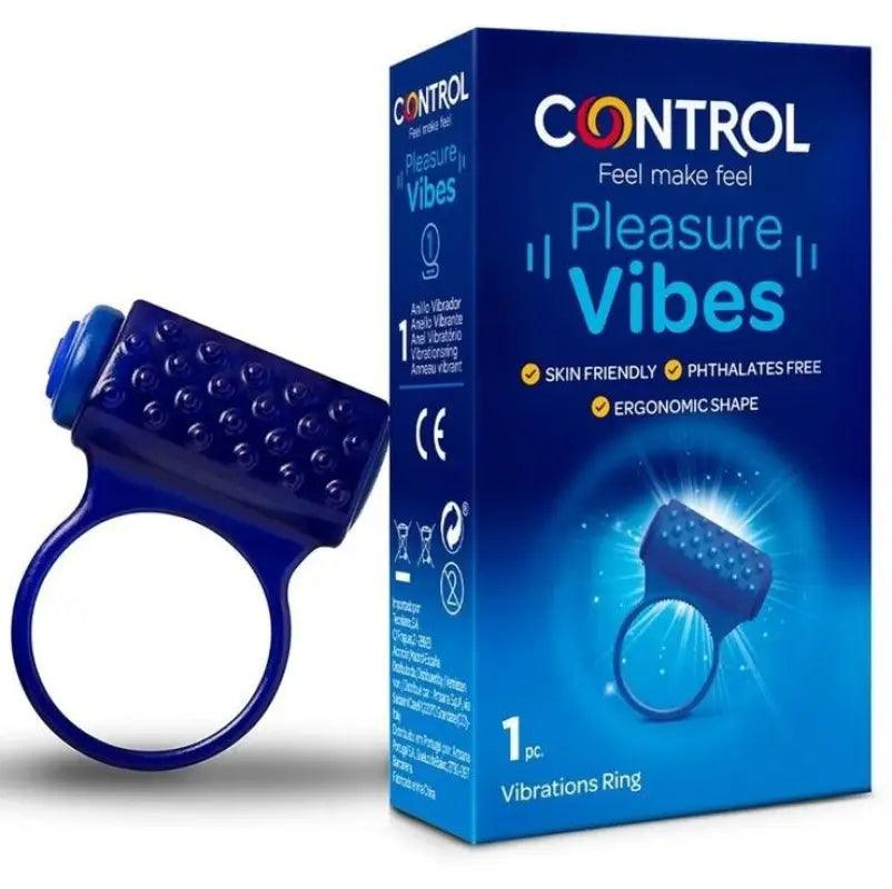 CONTROL - PLEASURE VIBES ANILLO VIBRADOR - Optelum