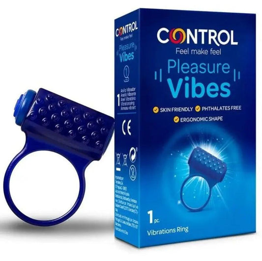 CONTROL - PLEASURE VIBES ANILLO VIBRADOR - Optelum
