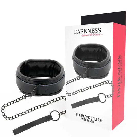 DARKNESS - COLLAR CON CADENA NEGRO - Optelum
