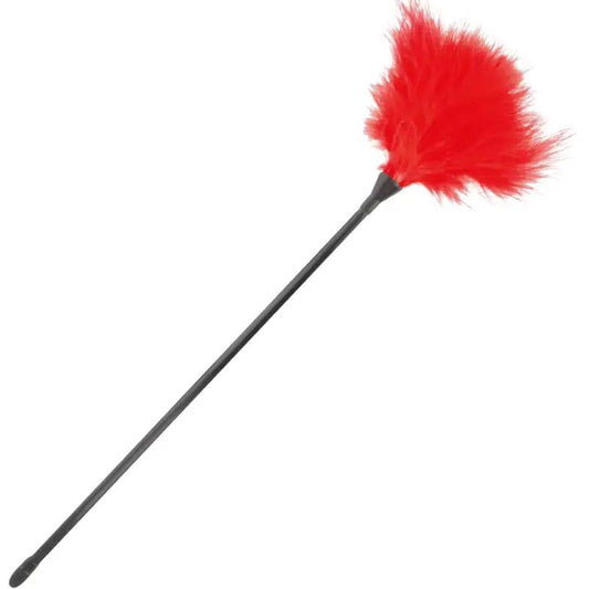DARKNESS - PLUMA ESTIMULADORA ROJO 42CM - Optelum