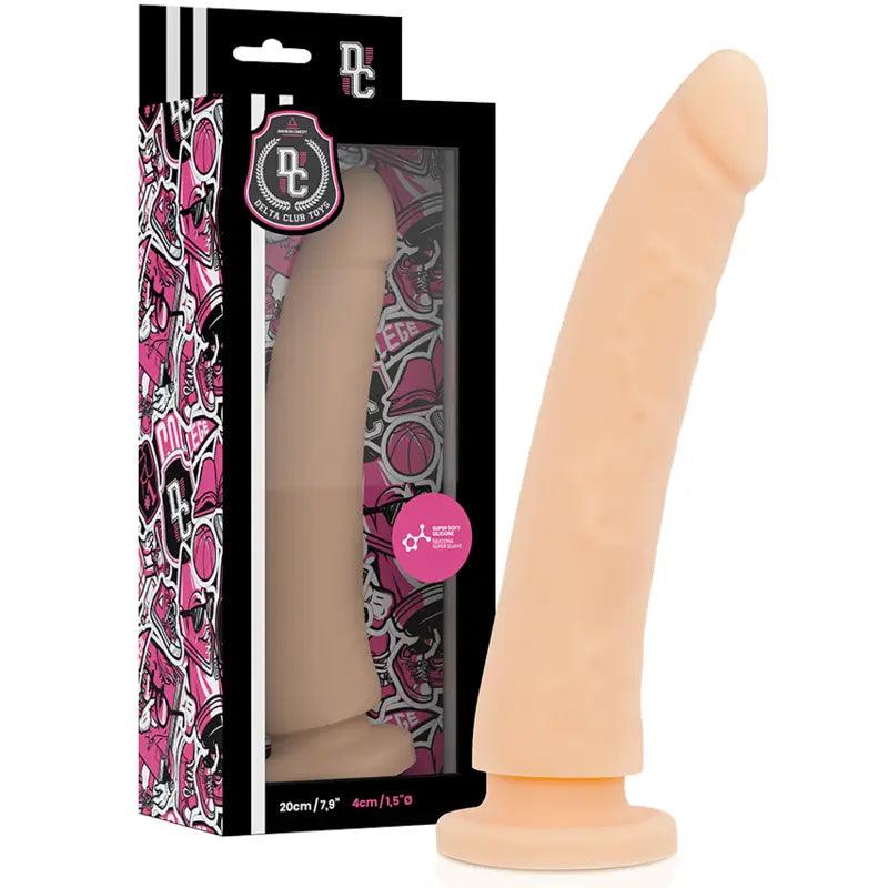 DELTA CLUB - TOYS DILDO NATURAL SILICONA MEDICA 20 CM -O- 4 CM - Optelum
