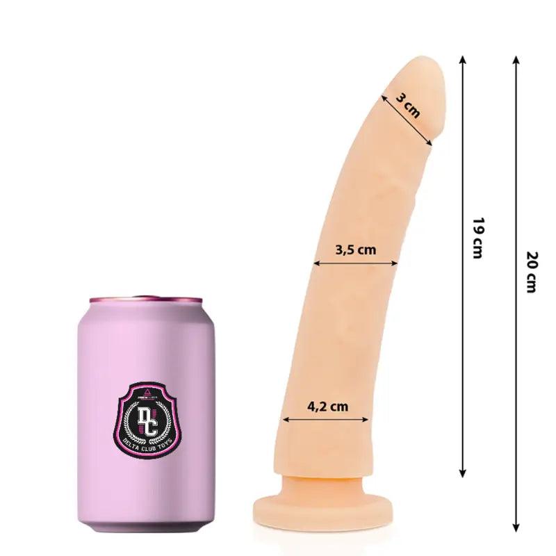 DELTA CLUB - TOYS DILDO NATURAL SILICONA MEDICA 20 CM -O- 4 CM - Optelum