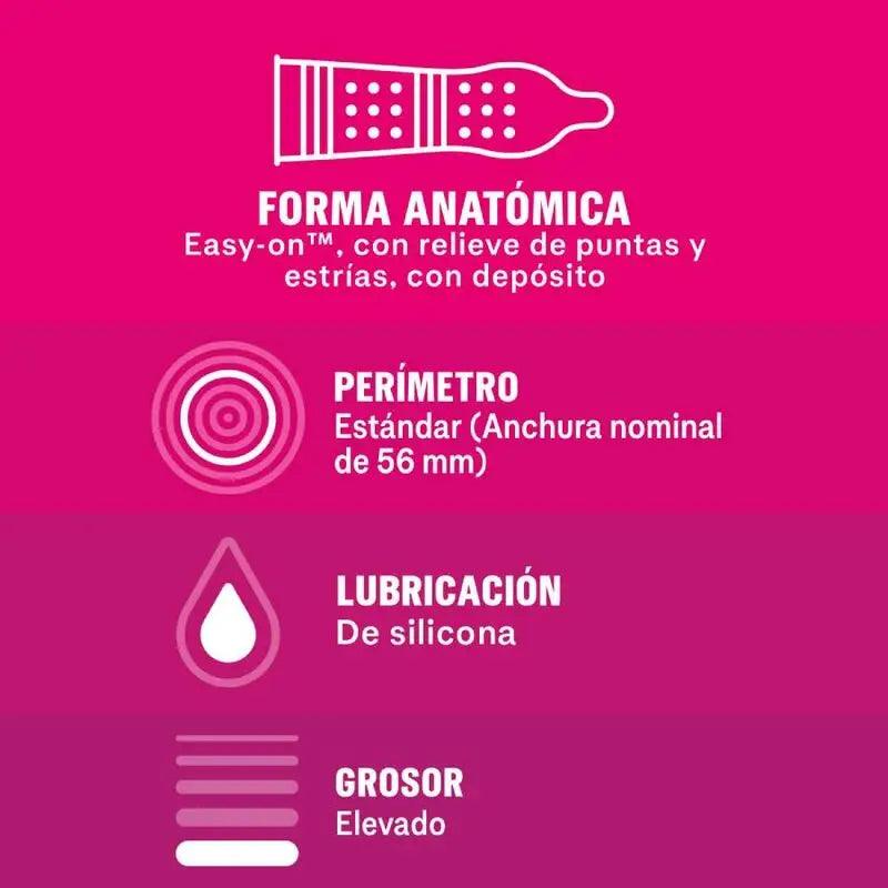 DUREX - DAME PLACER 12 UNIDADES - Optelum