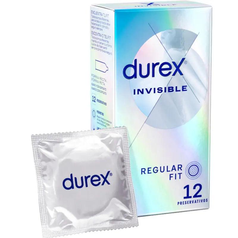 DUREX - INVISIBLE EXTRA FINO 12 UNIDADES - Optelum
