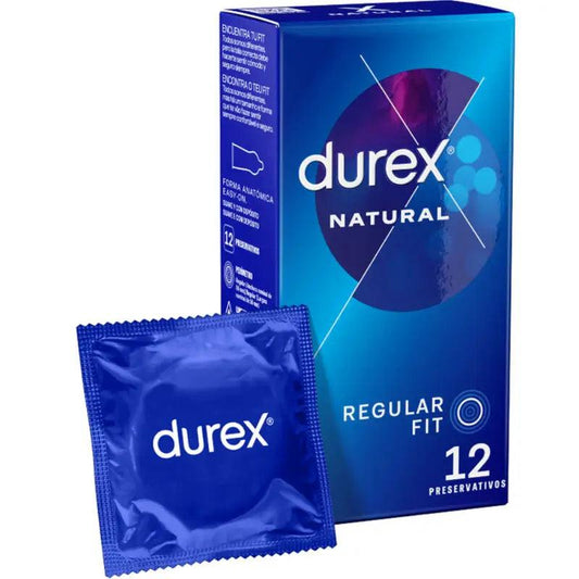 DUREX - NATURAL PLUS 12 UNIDADES - Optelum