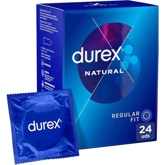 DUREX - NATURAL PLUS 24 UNIDADES - Optelum