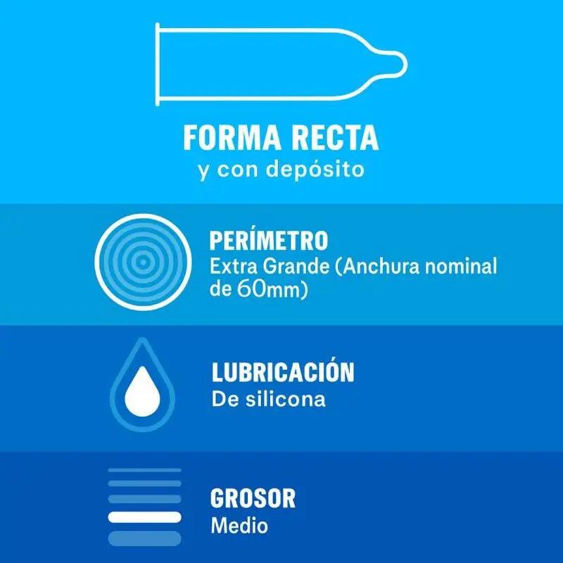 DUREX - NATURAL XL 12 UNIDADES - Optelum