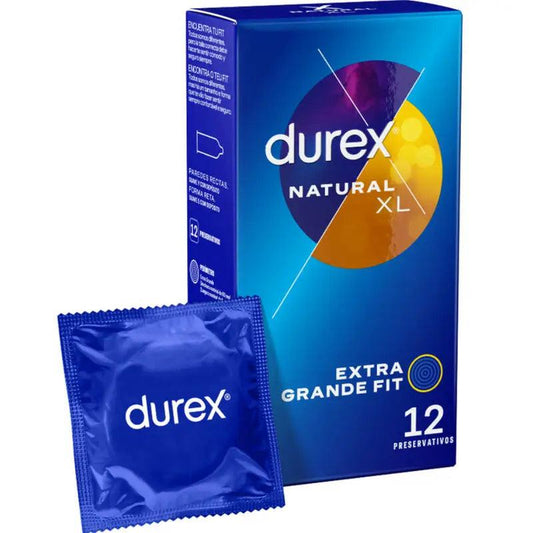 DUREX - NATURAL XL 12 UNIDADES - Optelum