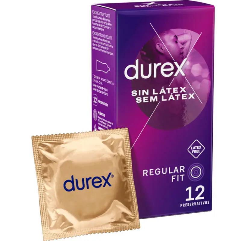DUREX - PRESERVATIVOS SIN LATEX 12 UNIDADES - Optelum