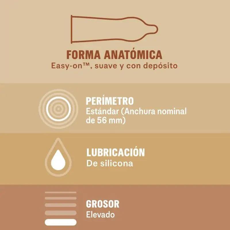 DUREX - REAL FEEL 12 UNIDADES - Optelum