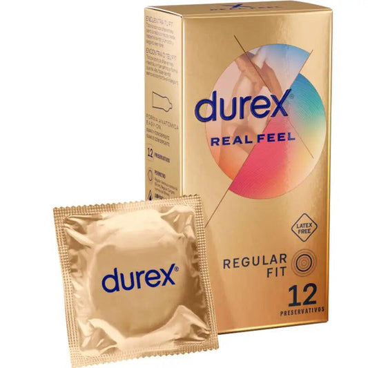 DUREX - REAL FEEL 12 UNIDADES - Optelum
