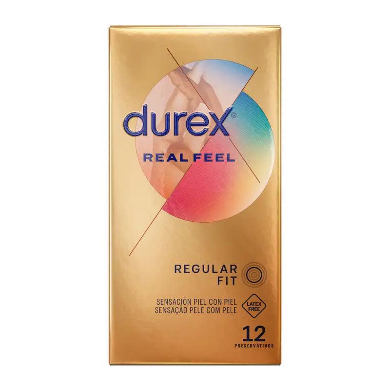 DUREX - REAL FEEL 12 UNIDADES - Optelum