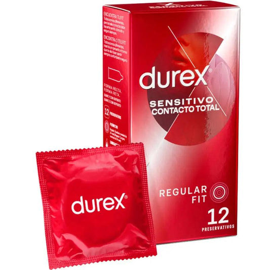 DUREX - SENSITIVO CONTACTO TOTAL 12 UNIDADES - Optelum