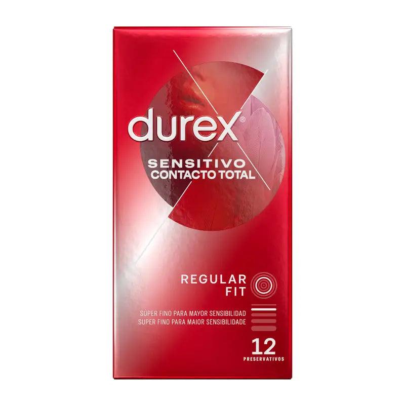 DUREX - SENSITIVO CONTACTO TOTAL 12 UNIDADES - Optelum
