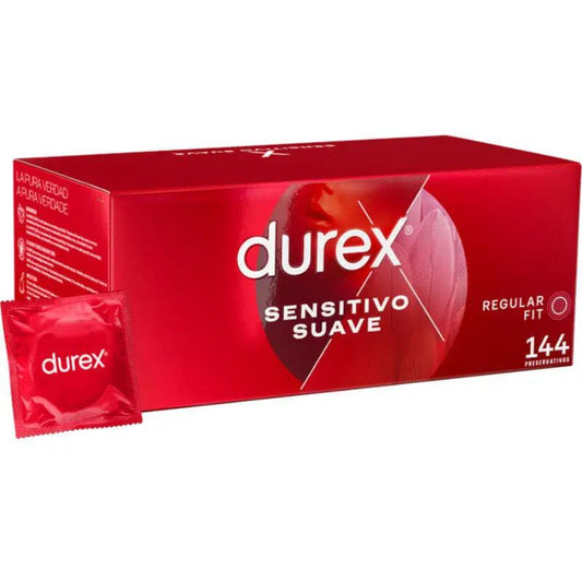 DUREX - SENSITIVO SUAVE 144 UNIDADES - Optelum