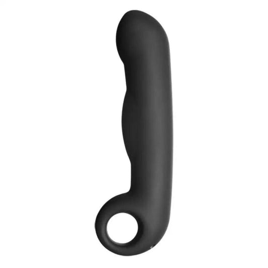 ELECTRASTIM - OVID SILICONE NEGRO DILDO - Optelum