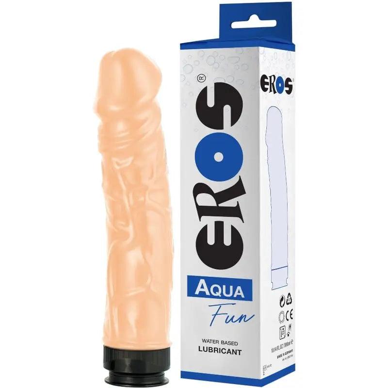 EROS - AQUA FUN DILDO CON LUBRICANTE BASE AGUA - Optelum