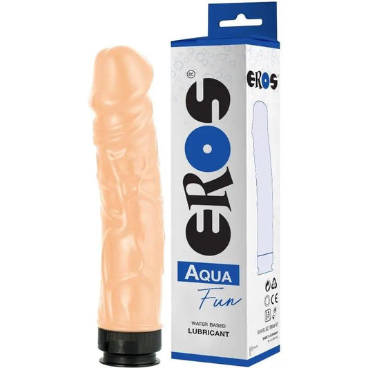 EROS - AQUA FUN DILDO CON LUBRICANTE BASE AGUA - Optelum