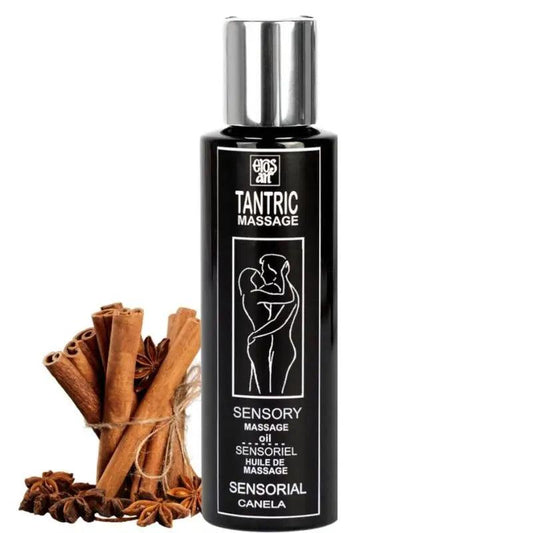 EROS-ART - ACEITE MASAJE TANTRICO NATURAL Y AFRODISÍACO CANELA 100 ML - Optelum