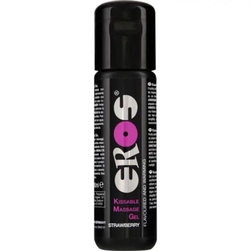 EROS - KISSABLE ACEITE DE MASAJE EFECTO CALOR FRESA 100 ML - Optelum